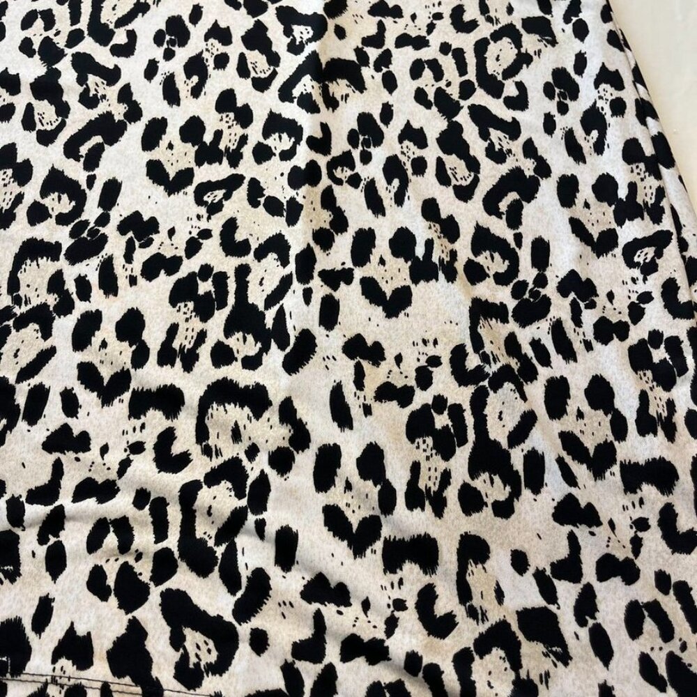 Msk Leopard Print Cold Shoulder Flutter Sleeve Dr… - image 7
